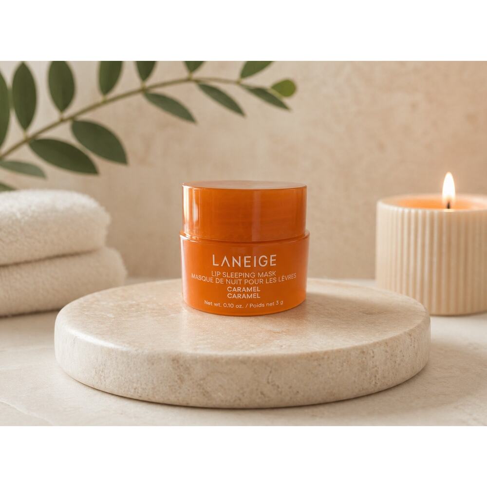 New Laneige Caramel Mini Lip Sleeping Mask